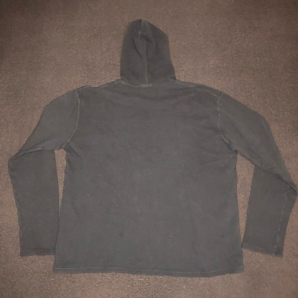 Polo Ralph Lauren. Sleepwear Hoodie. Waffle Knit. Size 2XL. Dark Navy Blue Color - Picture 13 of 14